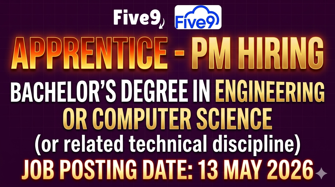 Five9 Freshers Hiring 2026