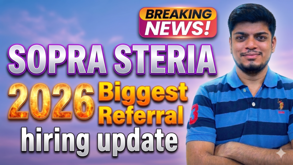 Sopra Steria Referral Hiring 2026
