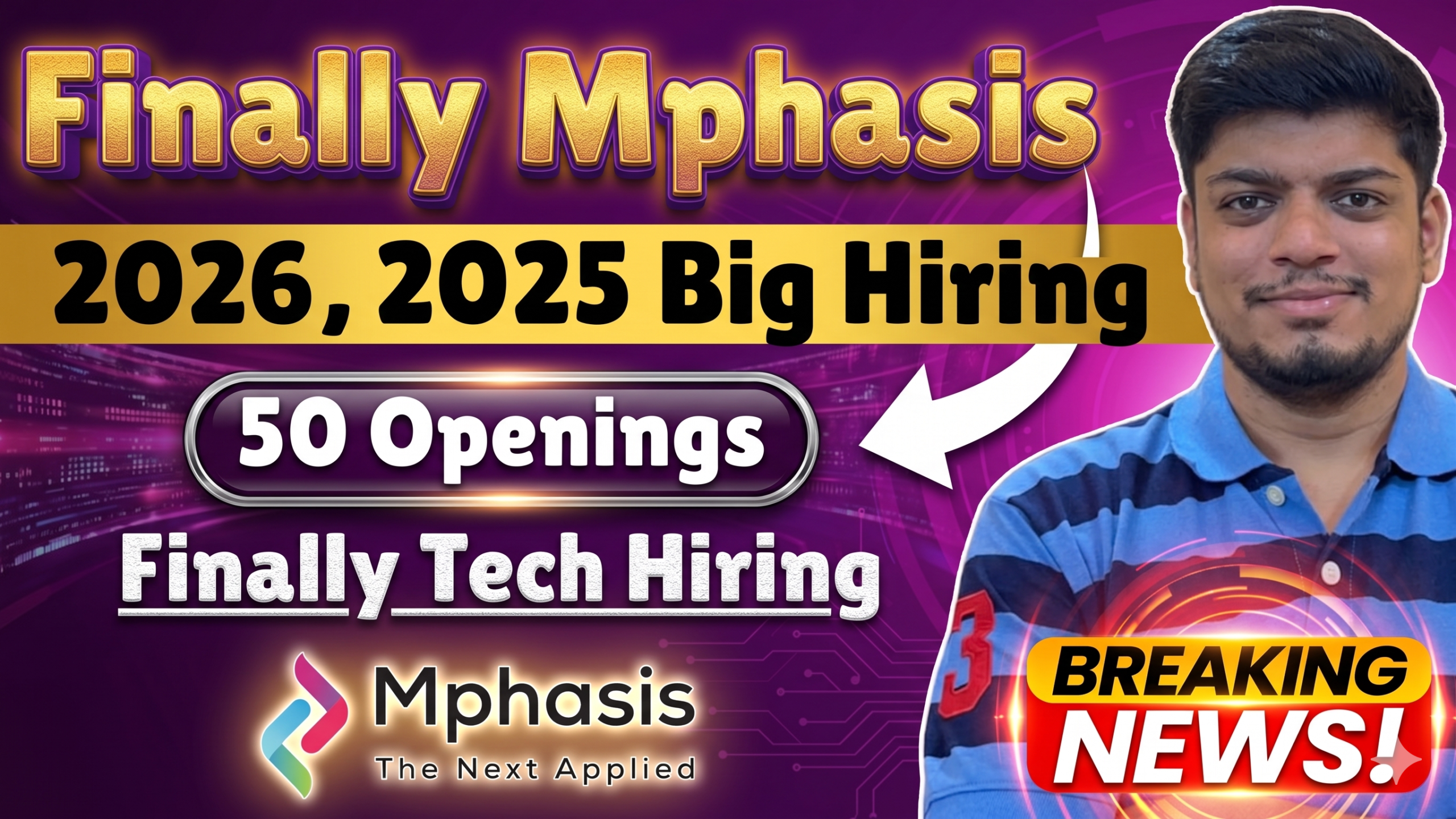Mphasis Trainee Hiring 2026