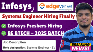 Infosys Systems Engineer Hiring