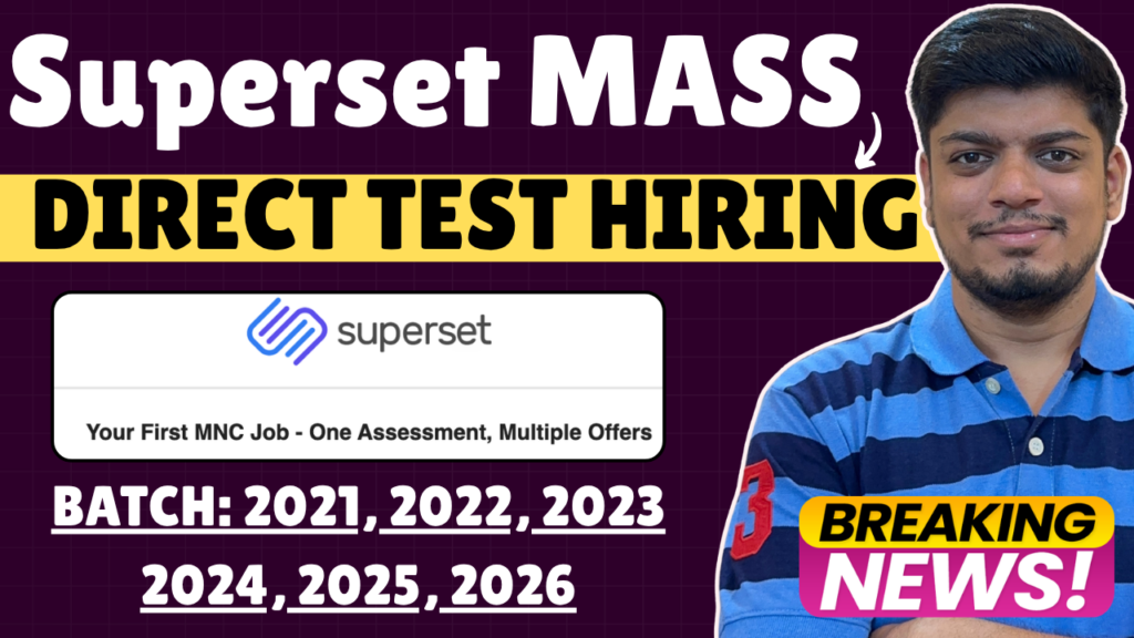 Superset MASS Hiring 2026