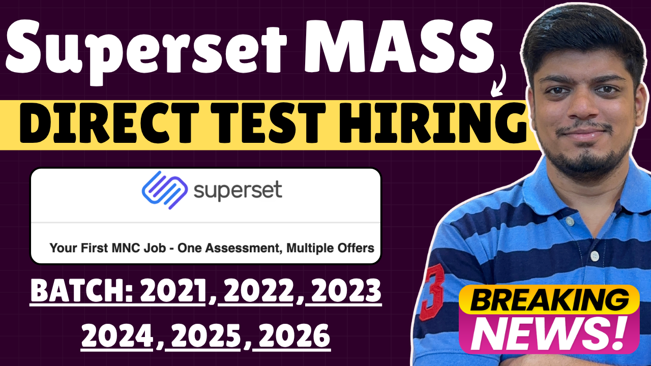 Superset MASS Hiring 2026